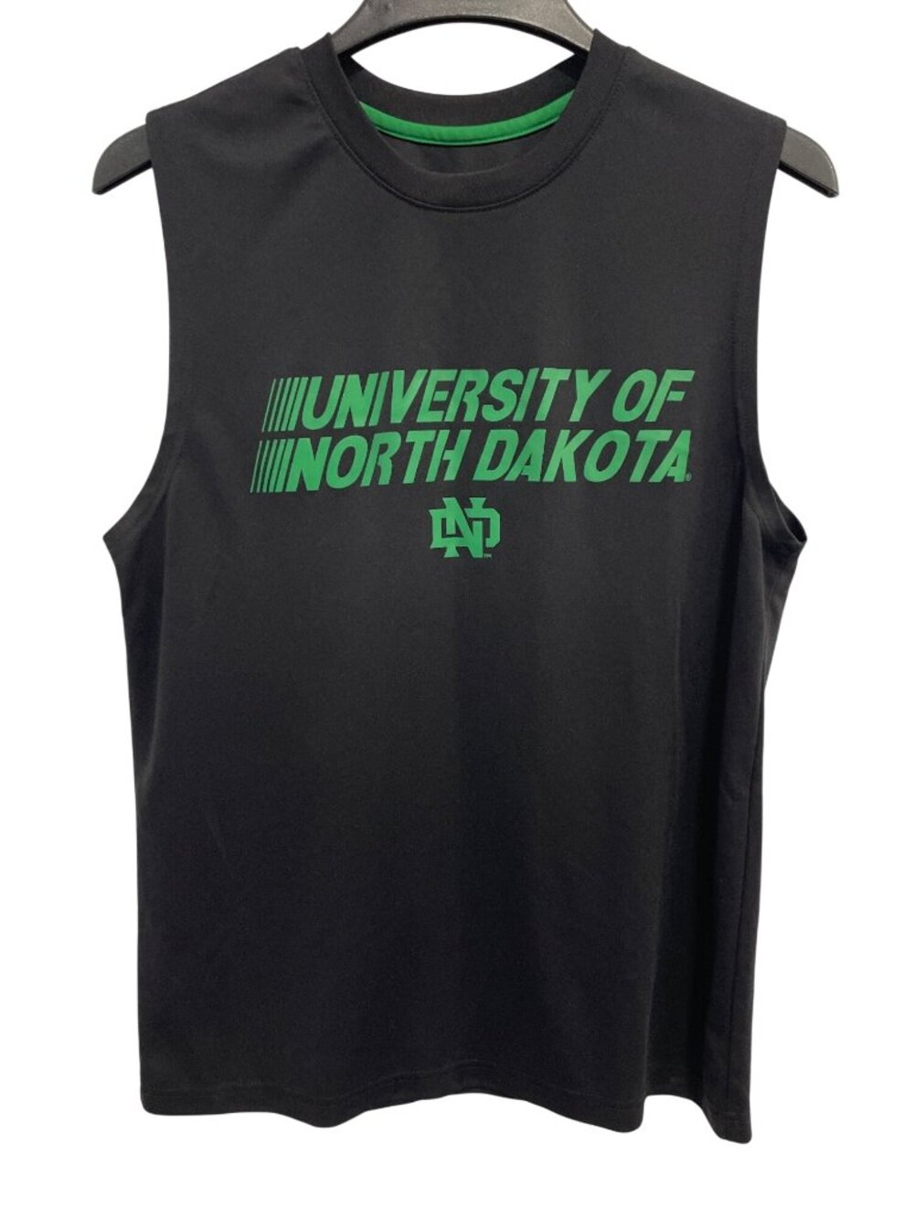 Colosseum Athletics Tank Top Large University Of North Dakota Shirt Black Sporty